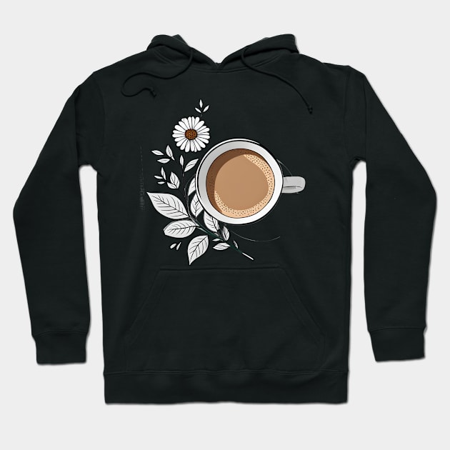 coffee and flowers Hoodie by CAFFEIN